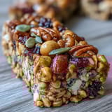 Trail Mix Bars Oats Honey