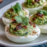 Guacamole Stuffed Deviled Eggs