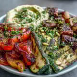 Grilled Veggie Hummus Platter