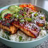 15-Minute Teriyaki Salmon Bowl