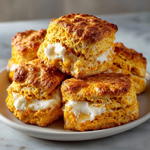 Freshly baked sweet potato buttermilk biscuits on a tray, golden and steaming, ready to serve.