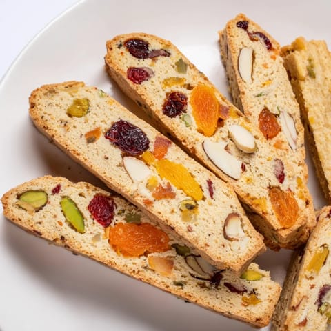 Festive Holiday Snack Biscotti Thins