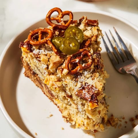 Spicy Ranch Pretzel Chaos Cake