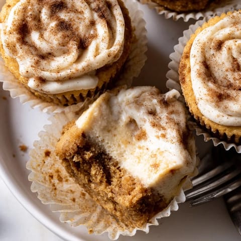 Warm, spiced Chai Latte Muffin Cheesecake Cups, creamy texture in every delightful bite.  