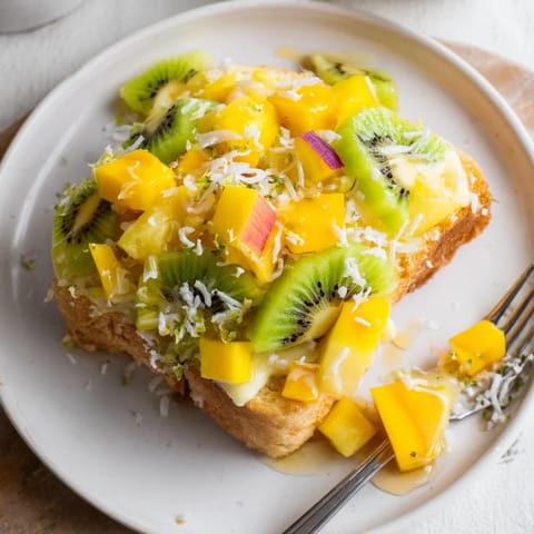 Yogurt Custard Toast Tropical