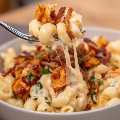 One-Pot Honey BBQ Chicken Mac