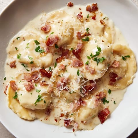 Olive Garden Ravioli Carbonara