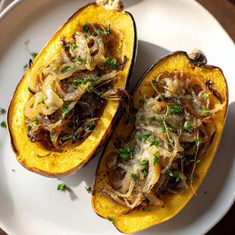 Caramelized Onion Gruyere Squash