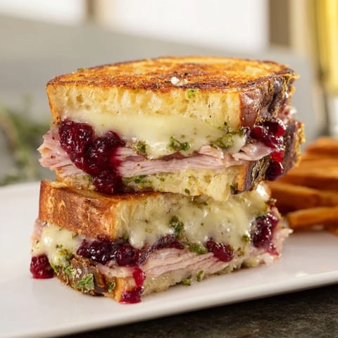 Pesto Cranberry Turkey Melt