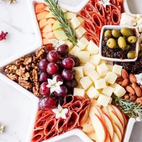 Star-Shaped Appetizer Board