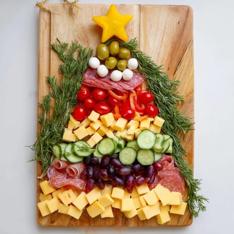 Christmas Tree Snack Board