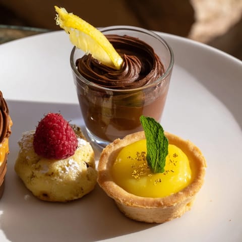 Starry Delight Dessert Plate