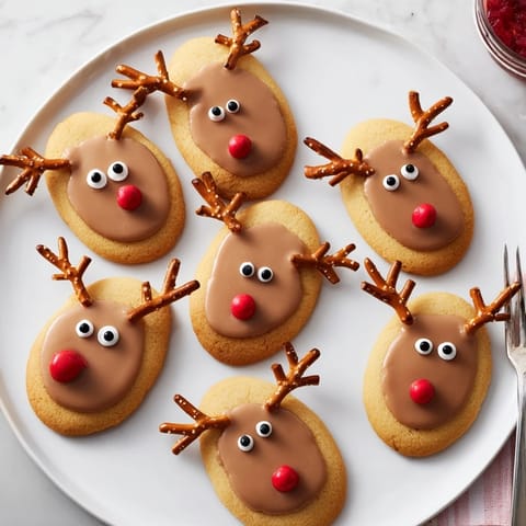 Santas Reindeer Cookie Platter