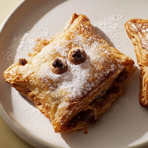 Sleeping Gingerbread Puff Pockets