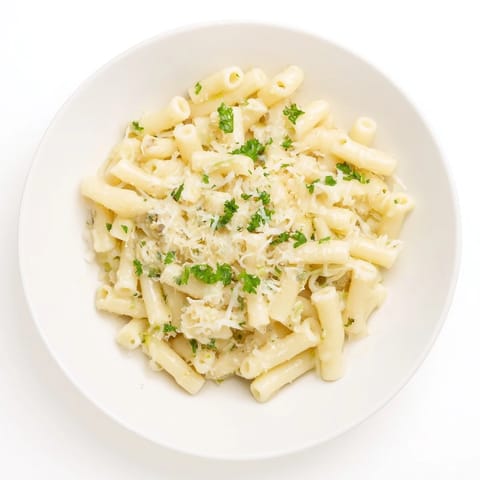 Fragrant garlic butter coats the perfectly cooked ditalini, a simple yet delicious one-pot recipe.