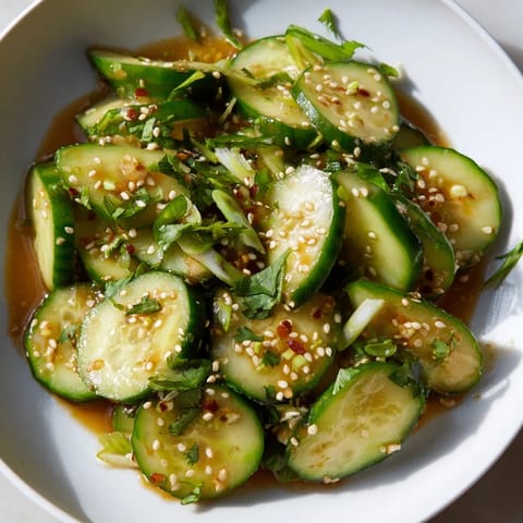 Zesty Shake Cucumber Salad