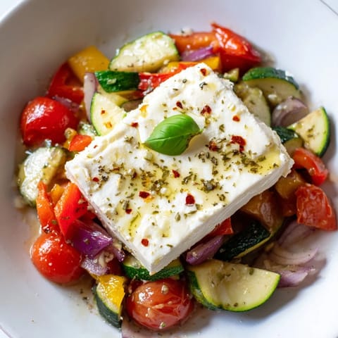 Baked Feta Pasta Lighter