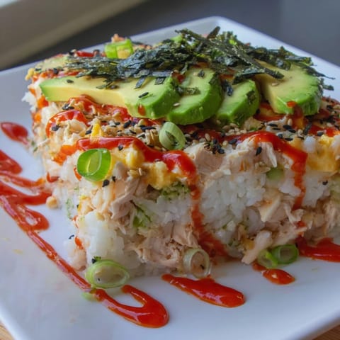 Chicken Sushi Bake Delight