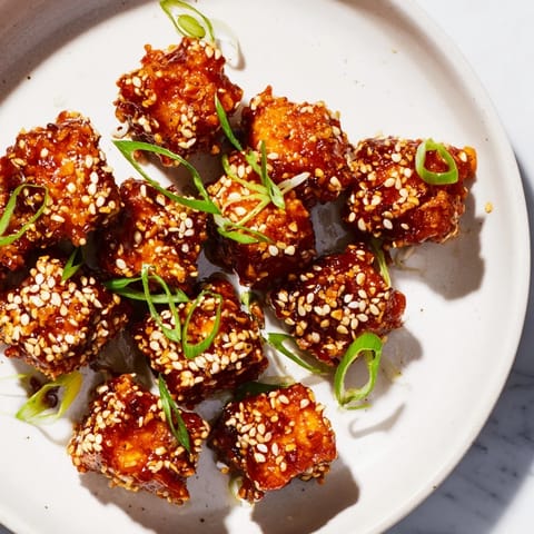 Honey Gochujang Tofu Cubes