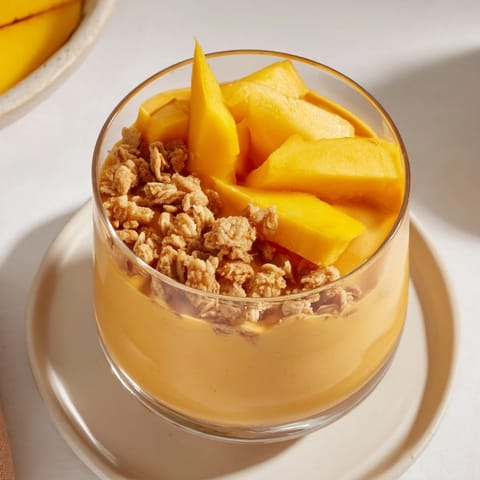 Mango Blended Overnight Oats