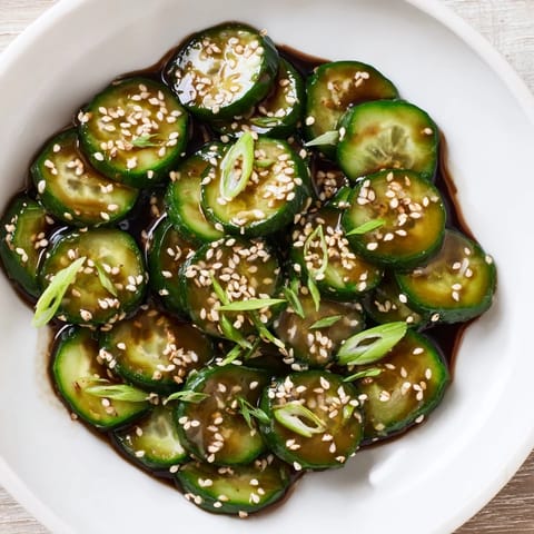 Shake Shake Garlic Cucumbers