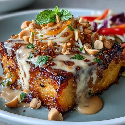 Thai Mango Salad Crispy Tofu #721