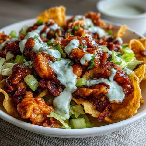 Buffalo ranch snack bag bowls bursting with zesty chicken, cool ranch, and crunchy chips.