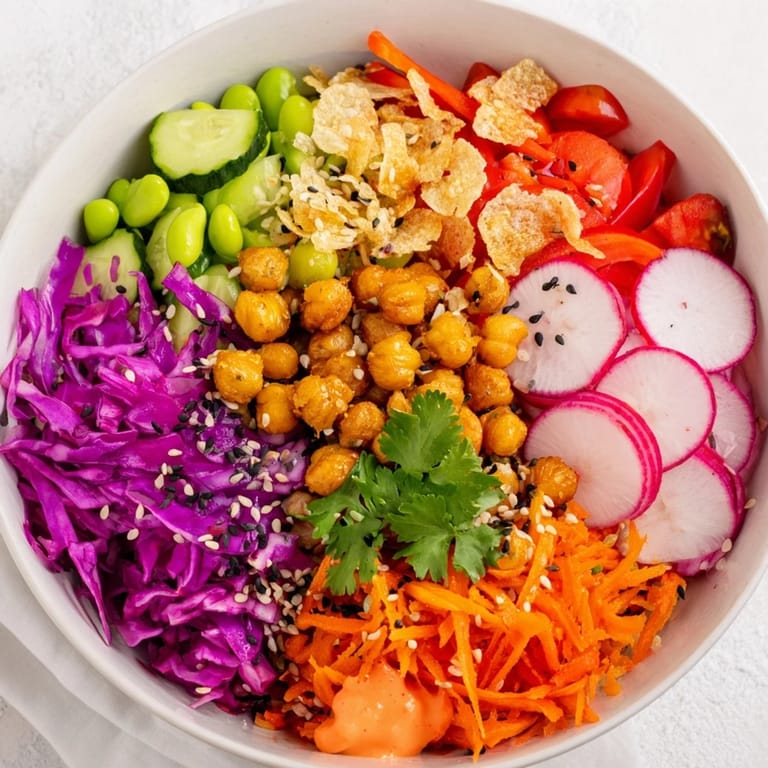 Delectable ASMR Crunch Snack Bowls showcasing a variety of textures for delightful snacking.  