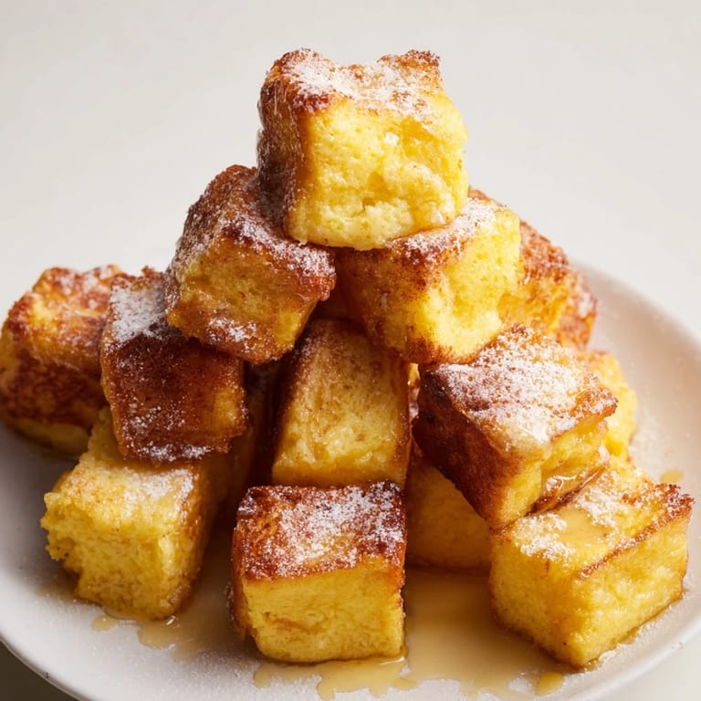 Warm, cinnamon-kissed Mini French Toast Casserole Bites—easy recipe ideal for brunch guests or holiday mornings.