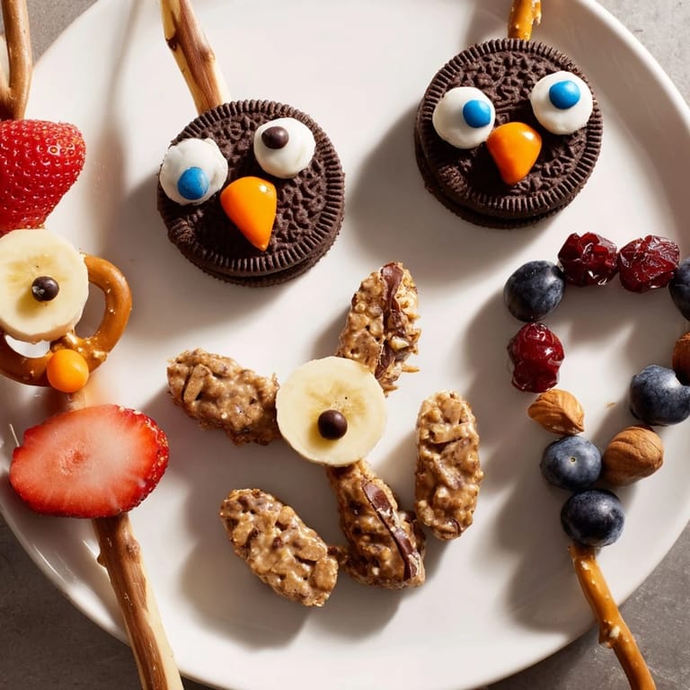 Enjoy this close-up view of the festive and creative Hoot Hoot Owl-Themed Treat Tray, detailed for you.