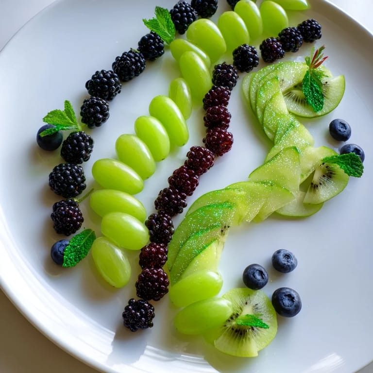 Enjoy the visually stunning Aurora Borealis Sweep, a fruit masterpiece arranged to resemble the Northern Lights.