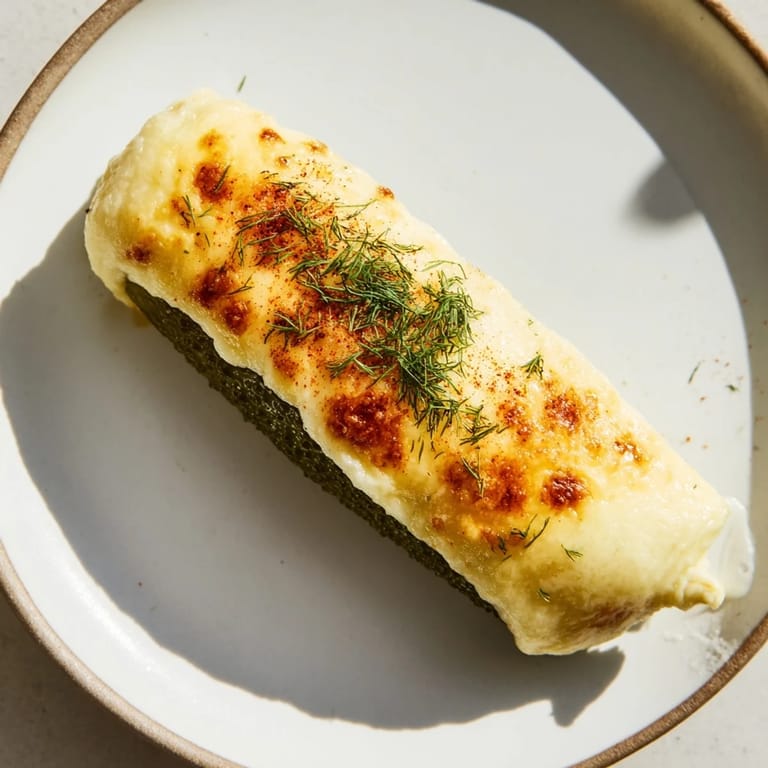 Perfectly fried Melted Cheese Pickle Rolls: cheese oozing from savory pickles, ideal snack with a crispy exterior.