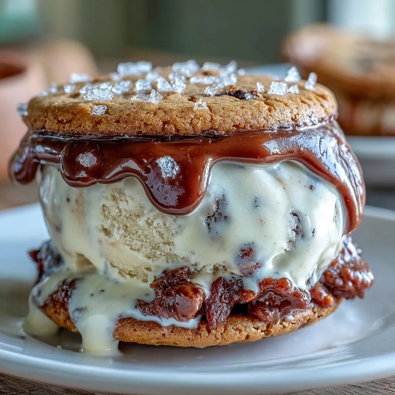 Indulgent vanilla bean ice cream layered with espresso cookies, creating a refreshing and nostalgic treat reminiscent of a beloved coffeehouse drink.