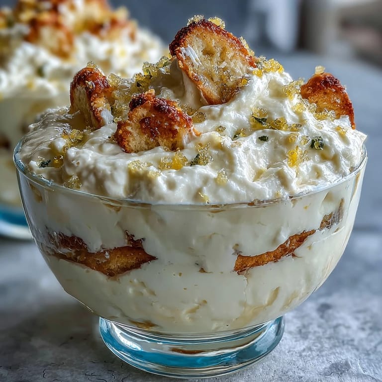 Refreshing lemon-infused mascarpone cream and limoncello-soaked ladyfingers create a no-bake summer dessert in individual cups.