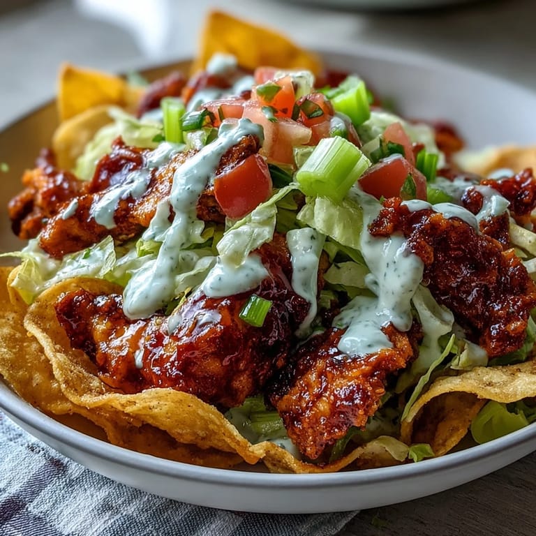 Easy Buffalo ranch snack bag bowls, a delicious appetizer served right in the chip bag.